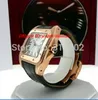 Luxury Watches 100 18k Black Leather Bracelet Yellow Gold Bezel W20112Y1 Watch Men's Watches Wristwatches