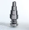 6 in 1 Universal domeless 10MM 14MM 18MM Male Female dab nail Ti Nails titanium carb cap For glass water bongs6693499