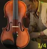 الفأجر الكمان 1/4 الكمان الحرفية أدوات الموسيقية الكمان مع حالة الكمان