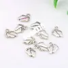 500pcs/lots Antique Silver Alloy Feet Beads Charm Pendant For Jewelry Making Bracelet Necklace Findings 8mmx11.2mm