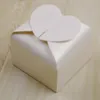 Sweet Love Forme de coeur Faveur de mariage et boîte-cadeau Boîtes d'emballage de bonbons colorés 100pcs / lot 272i