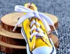1000pcs 7.5*3.5*4cm Mini 3D sneaker keychain canvas shoes key ring Tennis Shoe Chucks Keychain Favors