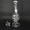 5mm dikke 9,5 "hoge pyrex glazen bong waterleidingen recycler Fab Egg waskolf roken waterpijp booreilanden