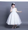 baby girl wedding dress Top Quality Girls White A-line lace dresses elegant Girl Birthday Party Dress 1-10 Years