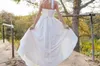 2017 Country Hi Low Wedding Dresses Cheap Sweetheart Ruched Tiered High Low Beach Bridal Gowns With Beaded Sash Custom Made EN8235