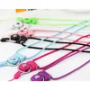 Rotatable Neck Strap Detachable Ring Lanyard hanging Charming Charms For Cell Phone MP3 MP4 Flash Drives ID Cards Cell phone Colorful 100pcs