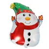 New Cute Cartoon Christmas Snowman Santa Claus Aluminum Foil Balloons Christmas Decorations