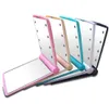 Makeup Mirrors Mini Portable Folding Compact Hand Cosmetic Make Up Pocket Mirror med 8 LED Light for Women Girls5493943