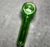 Glass Spoon pipe tobacco Tubos de fumar Tubos de queimador de óleo de vidro Mini água tubos de água bongs mão tubos de tabaco de tabaco grossistas