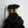 U Tip Kinky Encaracolado Extensões de Cabelo Brasileiro Queratina Pré ligado extensão do cabelo Ponta do Prego Humano extensões de Fusão de Cabelo Virgem Queratina 100g