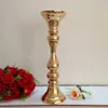 ゴールド花瓶53cmの背の高い結婚式のテーブルセンタピースホテル花瓶イベントパーティー用品ホーム花ラック高級ロードリード装飾