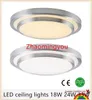 YON LED tavan ışıkları Dia 350mm, alüminyum + Akrilik Yüksek parlaklık 220 V 230 V 240 V, Sıcak beyaz / Soğuk beyaz 18 W 24 W 33 W Led Lamba