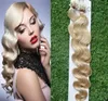 Micro boucle anneau produits capillaires 100s blond cheveux brésiliens Micro boucle Extensions de cheveux humains 100g vague de corps