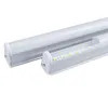 T5 Zintegrowana rura Światło 22W 96 sztuk SMD 2835 LED Fluorescencyjne 4ft Rurki Oświetlenie AC 85-277V Ciepłe / chłodne białe