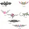 100 designs självhäftande kroppskonst tillfällig tatuering airbrush stencils mall broschyr av fjäril och djur häfte 05