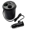 Car Caragette Wighter 2 Socket + 2 USB Port DC 5V Power Adapter Charger