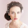 Fashion Pearl Short Wedding Veils One Layer Romantic Bridal Veils with Pearls Cheap Classic Short Veils Charming Bridal Headdress 8449611