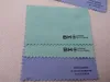 500 шт., ткань для полировки логотипа на заказ для серебра, золотого средства для чистки ювелирных изделий, синий, розовый, зеленый, белый, черный, фиолетовый, цвет, вариант Quality251B