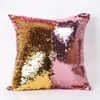 Varmförsäljning tvåfärgade pärlor paljetter kudde kudde täcker soffa kudde café hemtextiler dekor kast kuddar stol säte