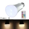 10W A19 Dimmable RGBW Bulb Timing Remote Controller Color Changing LED Light Bulbs,Double Memory and Wall Switch Control bulb