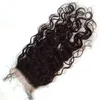 Full Lace Closure with Baby Hair Cambodian Water Wave Hair Closures Natural Color Unprocessed Human Hair FDSHINE2742277