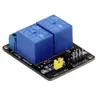 5V 2 -kanalrelämodulsköld med optokopplare för Arduino ARM PIC PLC AVR DSP MCU SCM Singlechip Electronic
