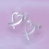 Boucles d'oreilles plaquées en argent sterling pour femmes en gros 10 paires beaucoup style mixte EME2, nouvelle arrivée mode boucles d'oreilles en argent 925