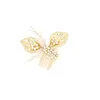Vintage Wedding Headpieces Hair Accessories Golden Leaf Comb With Pearls Rhinestones Women Hair Jewelry Bridal Jewelry BW-HP408
