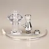 In Stock ABS Plastic Smoking Water Pipe Newest Style Acrylic Bongs Hookah With Skin Tube Smoking Pipes Tobacco Pipe Cigarette Tobacco Free Shipping