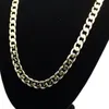 Mens Punk Gold Silver Plated Long Link Chains Collares Hip Hop Ancho 12mm Longitud 80cm Joyería