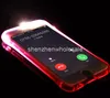 Tanie TPU + PC LED Flash Light Up Case Przypominaj przychodzącą pokrywę połączenia dla iPhone XR XS Max 8 Plus Samsung S8 S8 + NOTE9 8