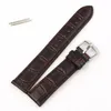 2018 New Wholesale-Attractive Leather Soft Sweatband Genuine Leather Strap Steel Buckle Wrist Watch Band JY9