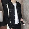 Wholesale- TG6316 Cheap wholesale 2017 new Jean jacket black men's clothing of cultivate one's morality men's jacket coat han edition tide