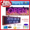 Abra o sinal de LED Fechar 39 "X14" PROGRAMÁVEL PROGRANDO MENSAGEM DE MENSAGEM COR COR