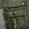 Partihandel-Mens Stor storlek Armé Green Cargo Byxor Outdoor Casual Pant Male Multi-Pocket Camouflage Byxor Män Fickor Byxor KM1614