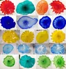 Chihuly Wall Lamps Murano Style Glass Plates Art Design Modern Blown Wall Lamp for Indoor Decoration