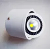 Factory Direct Cena Ściemniana 7W / 10W / 15W / 20W Montaż powierzchnia LED Downlights AC85V-265V LED Downlight z czarnymi / srebrnymi kolorami obudowy