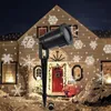 Effet de flocon de neige LED lumières de Noël en plein air lumière Projecteur jardin extérieur vacances arbre de Noël décoration paysage éclairage