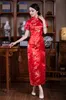 Shanghai Story Long Chinese cheongsam jurk bloemenprint vrouw039S qipao jurken traditionele Chinese jurk korte mouw orienta872905333