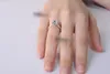 Vecalon 2016 Anello di fidanzamento di fidanzamento dei monili di modo 2016 per le donne 2CT CZ Diamond Ring Ring 925 Sterling Sterling Band Band Band Anello
