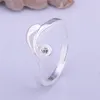 Anello in argento sterling placcato vendita diretta in fabbrica 10 pezzi molto stile misto EMR24, miglior regalo nuovo arrivo moda anello piatto in argento 925