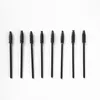 Factory 50Pcslot Disposable Spiral Eyelashes Brush Eyebrow Brush Cosmetic Brushes Makeup Mascara Brushes black colors4990373