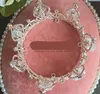 Vintage Silber Hochzeit Tiara Braut Haarkronen Stirnband Accessoires Frauen Schmuck Haarband Kopfstück