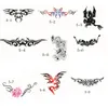 100 Designs Self-Adhesive Body Art Temporary Tattoo Airbrush Stencils Template Booklet of Butterfly and Animals Booklet 05