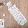 Nyfödd baby sovsäck nyfödd baby swaddle + huvudband två bit baby swaddle wrap sovande säck spädbarn sleepwear barnkläder 10 stilar