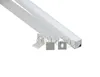 10 x 1M Zestawy / partia AL6063 T6 Taśmy LED Profil aluminiowy 90 Stopni Lighted Aluminium Profil LED dla SMD3528 Kuchnia lub Oświetlenie Szafy