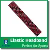 nylon elastic headband sport baby girls headbands for women girls Kids teens sports Purple headbands 3in1 head bands with retail package