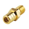 10 sztuk Lot Freeshipping Gold SMB Kobieta do SMA Kobieta Jack Plug Prosto Adapter RF Koncentryczne złącze Coax