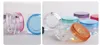 2000 pz/lotto 3G Vasi di Crema Quadrati di Plastica Trasparente Trucco Sub-imbottigliamento, Contenitore Cosmetico Vuoto, Piccolo Contenitore Maschera Campione