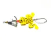 Hengjia 50 sztuk Gumowa Żaba Przynęta PCV Miękkie Przynęty Wędkarskie 11.5 CM 6.2g Spinner Łyżka Przynęty Bass Crank Saltwater Carp Fishing Tackle